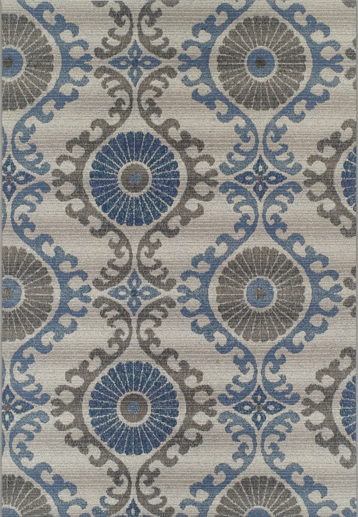 St. Dagmar Blue 5'1 x 7' Indoor/Outdoor Rug - Thumbnail - Image 1