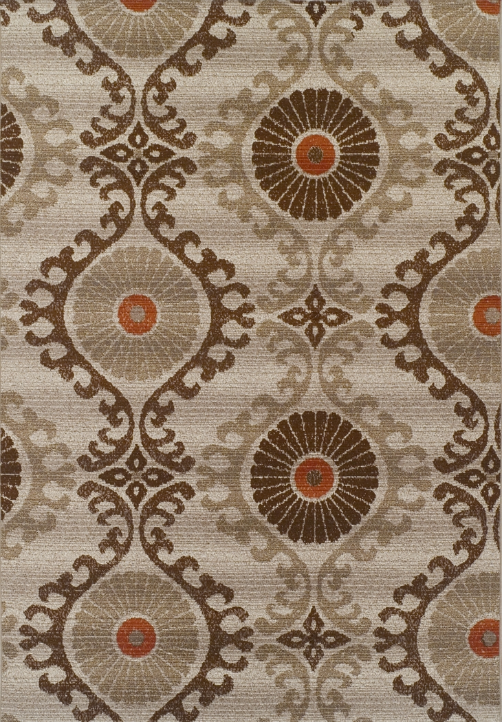 St. Dagmar Brown 3'3 x 5'1 Indoor/Outdoor Rug - Thumbnail - Image 1