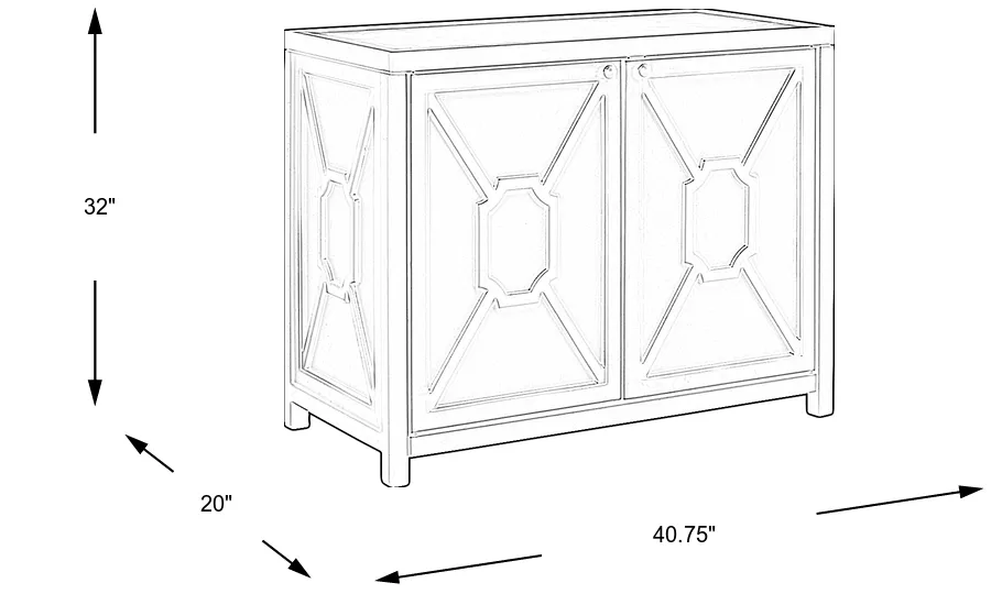 Dimension Image. Please refer to the Dimension Tab on this page for dimension details.