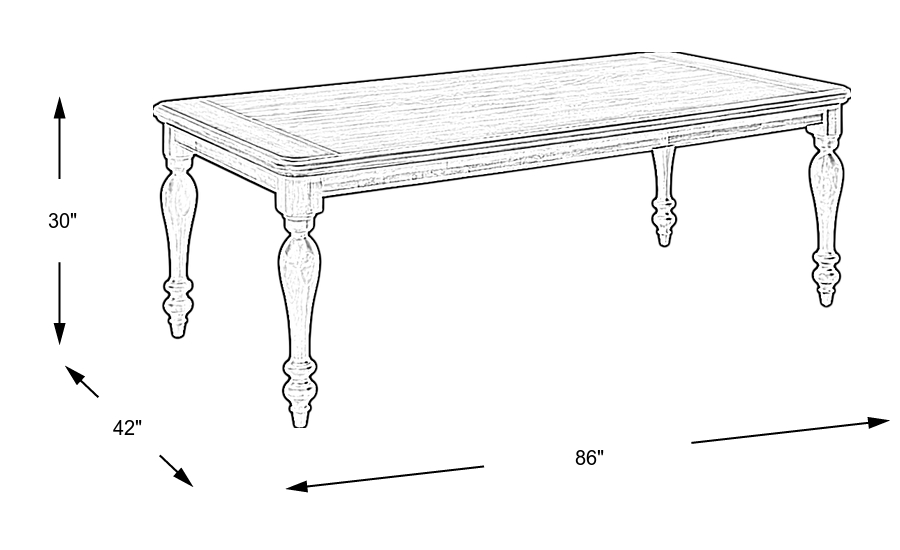 Dimension Image. Please refer to the Dimension Tab on this page for dimension details.