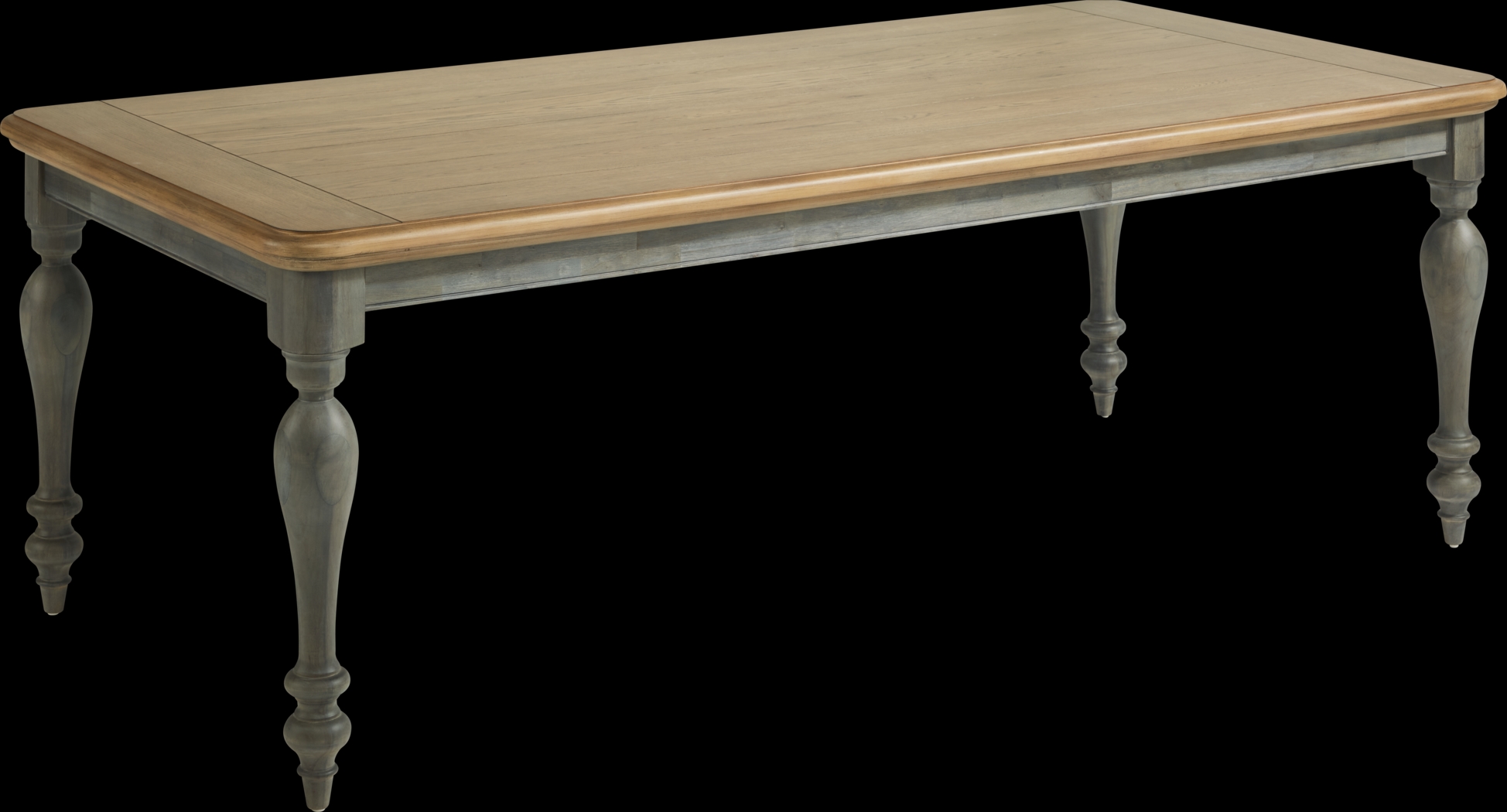 St. Simon Denim Rectangle Dining Table - Thumbnail - Image 1