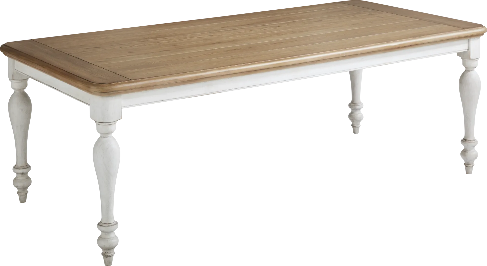 St. Simon White Rectangle Dining Table - Thumbnail - Image 1