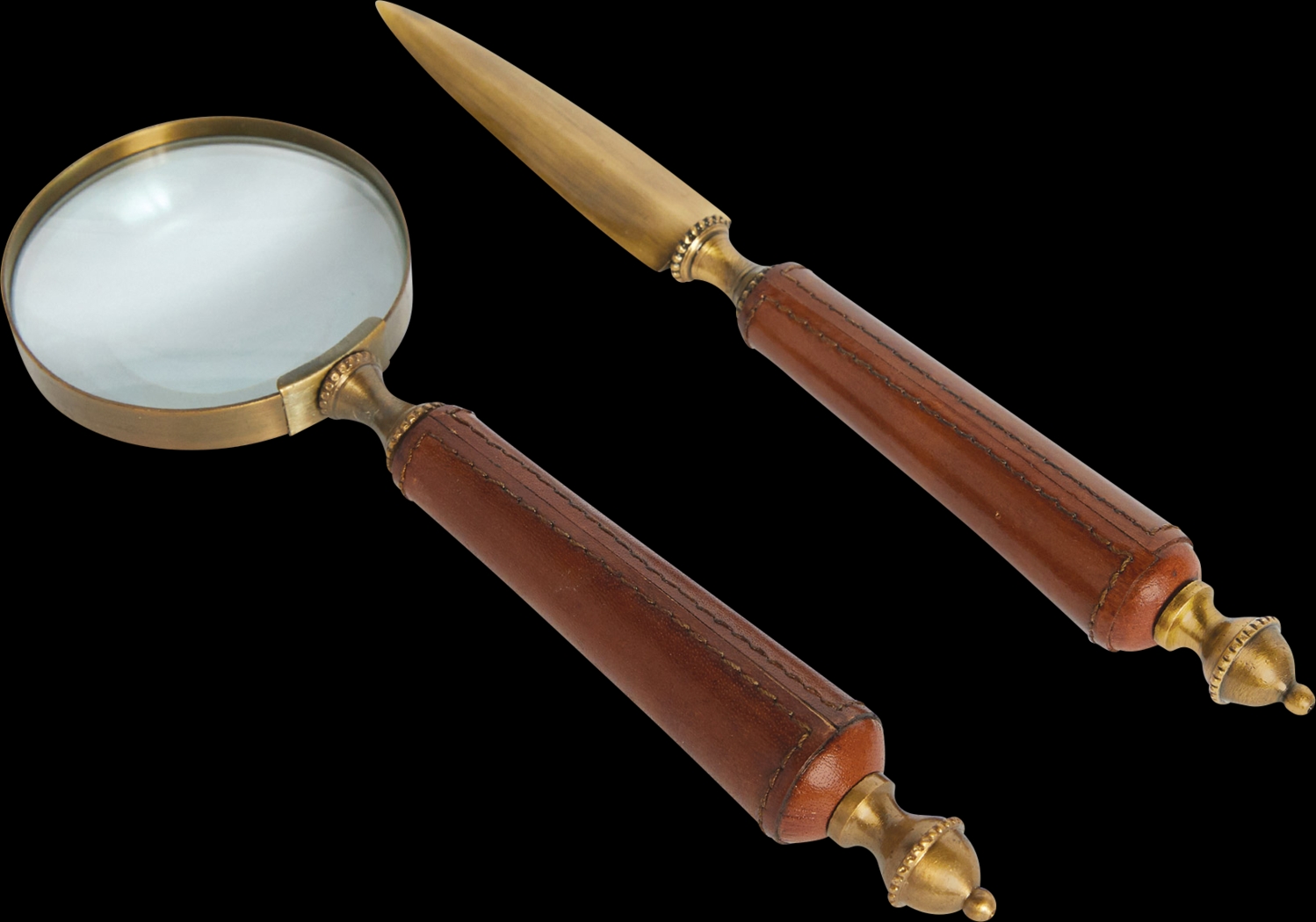 Stablewell Brown Desk Set - Thumbnail - Image 1