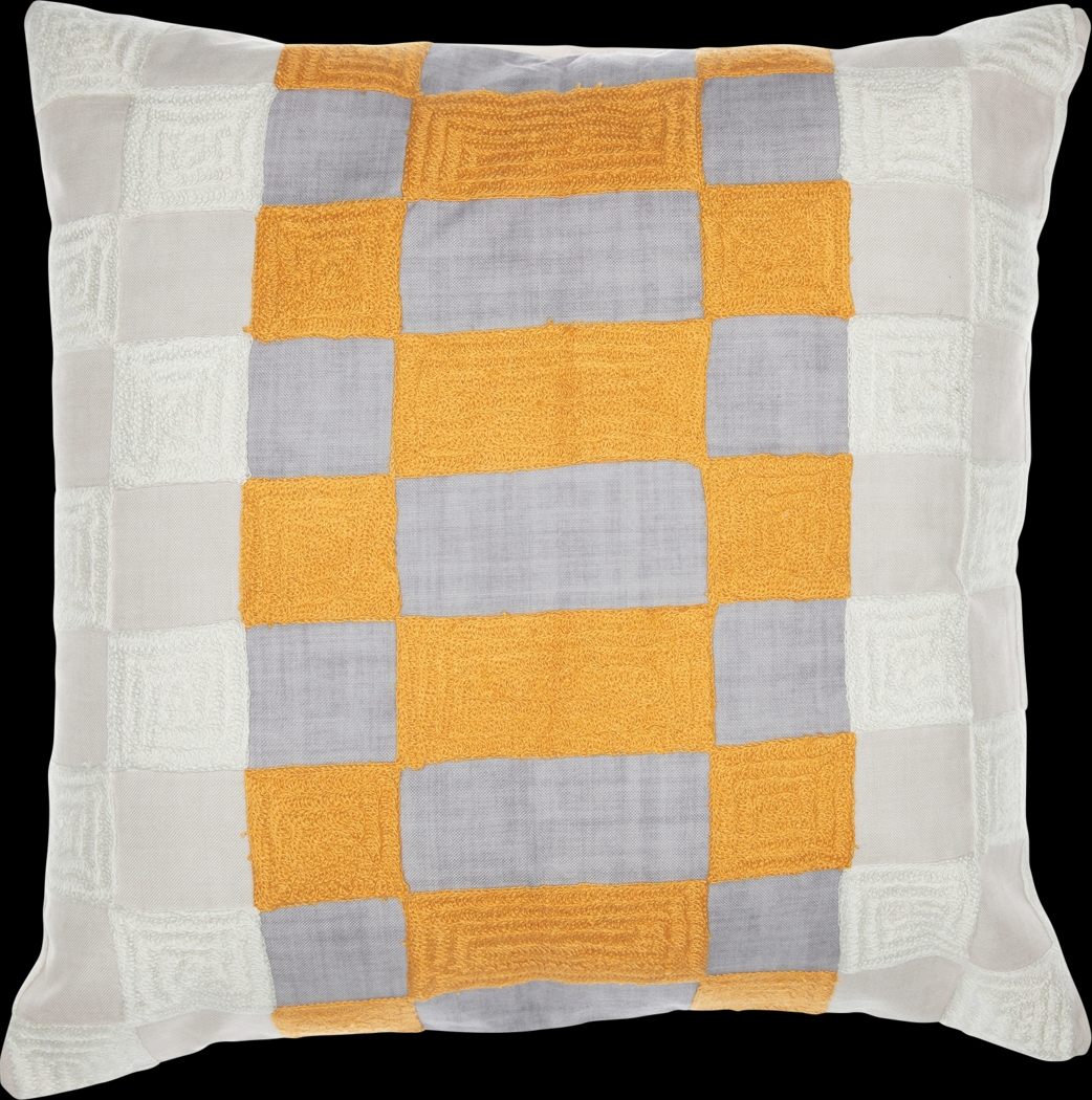 Stacy Garcia Avlan Yellow Accent Pillow - Thumbnail - Image 1