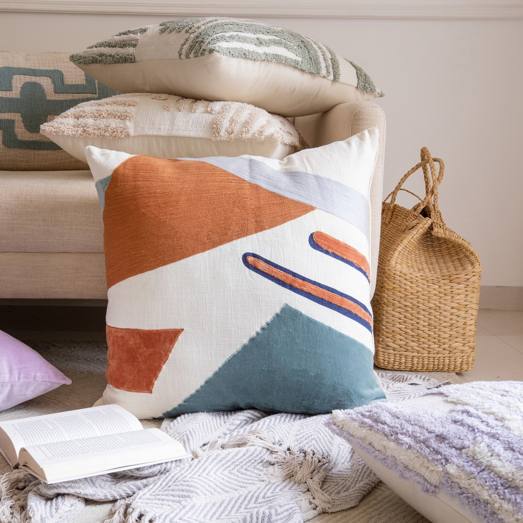 Stacy Garcia Azleo Brown Accent Pillow - Thumbnail - Image 4