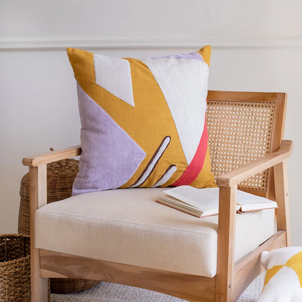Stacy Garcia Azleo Yellow Accent Pillow - Thumbnail - Image 3