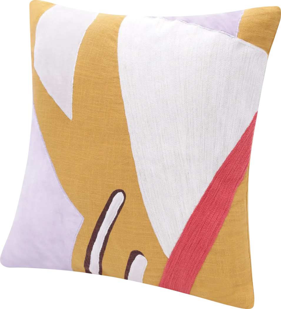 Stacy Garcia Azleo Yellow Accent Pillow - Thumbnail - Image 4