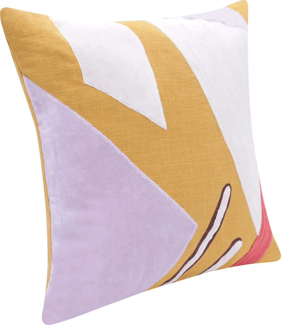Stacy Garcia Azleo Yellow Accent Pillow - Thumbnail - Image 5