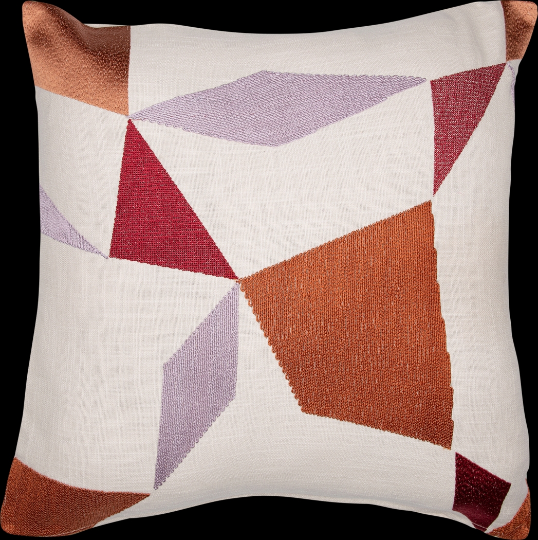 Stacy Garcia Ereet Rust Accent Pillow - Thumbnail - Image 1