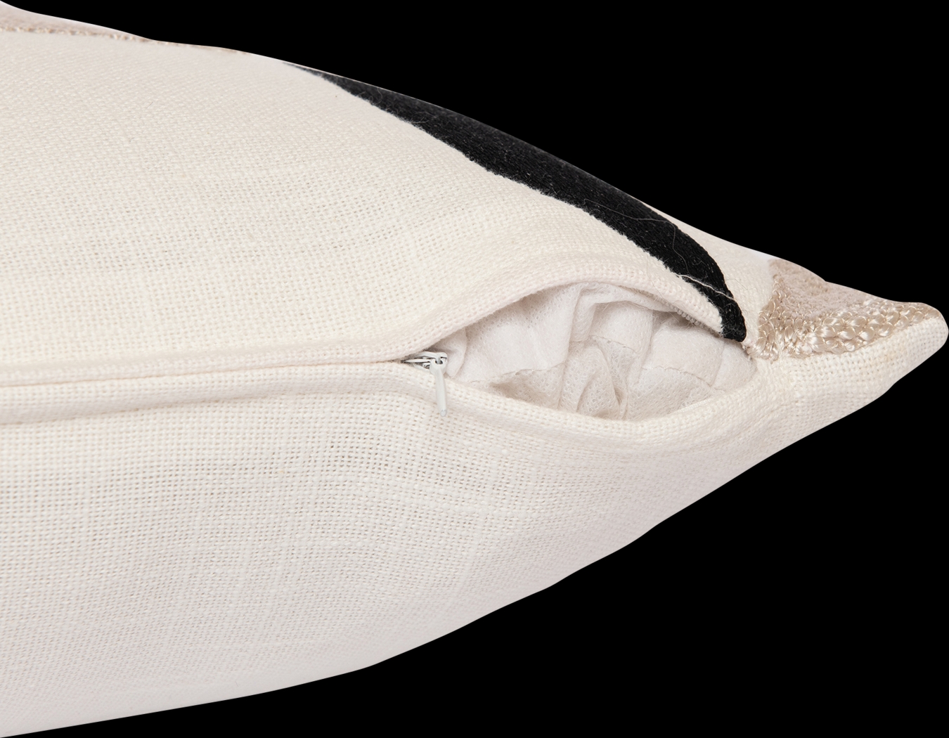 Stacy Garcia Ereet Taupe Accent Pillow - Thumbnail - Image 4