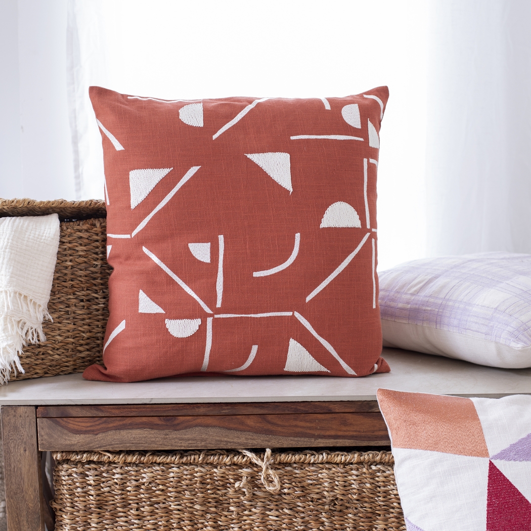Stacy Garcia Foys Orange Accent Pillow - Thumbnail - Image 2