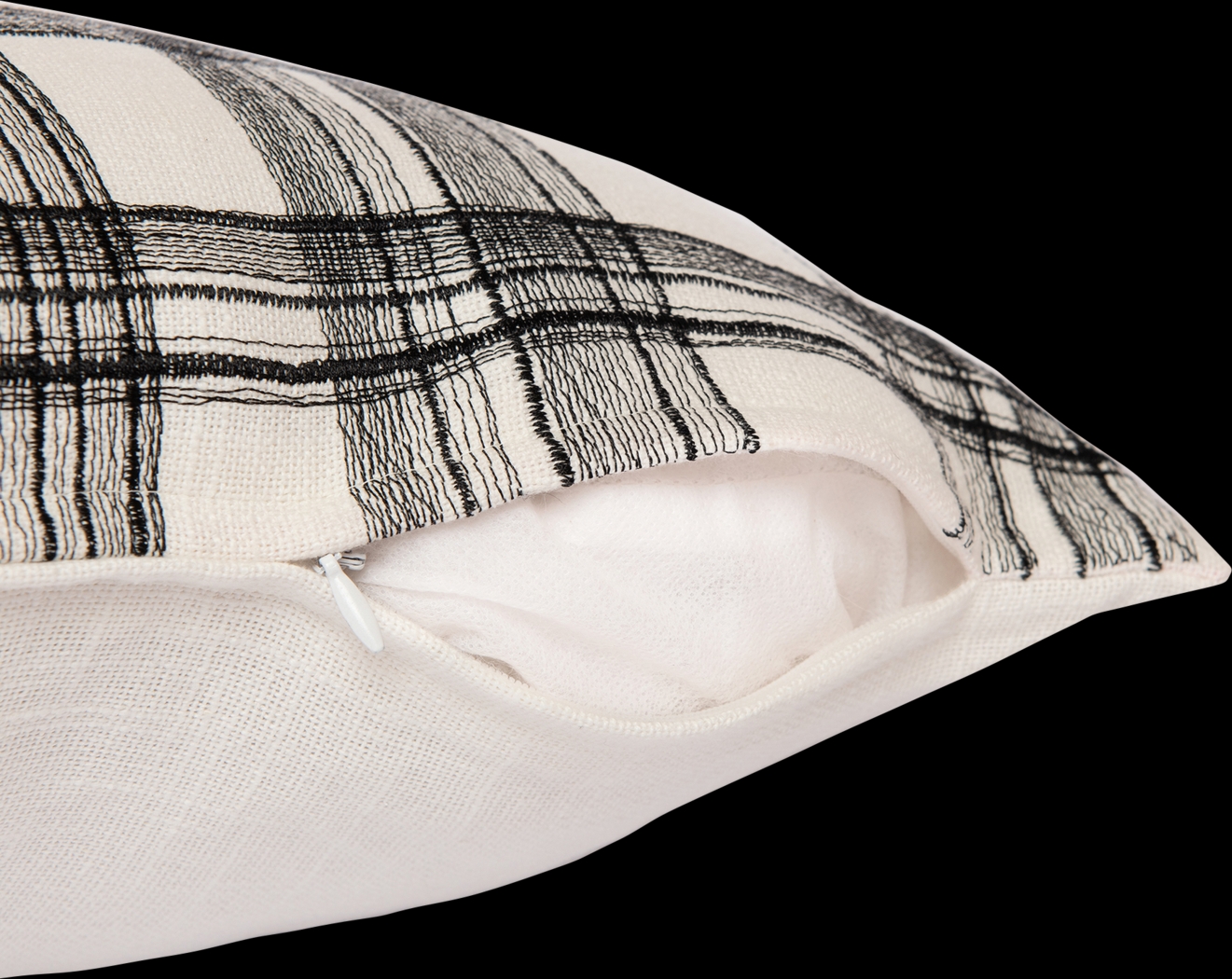 Stacy Garcia Freerose Black Accent Pillow - Thumbnail - Image 3