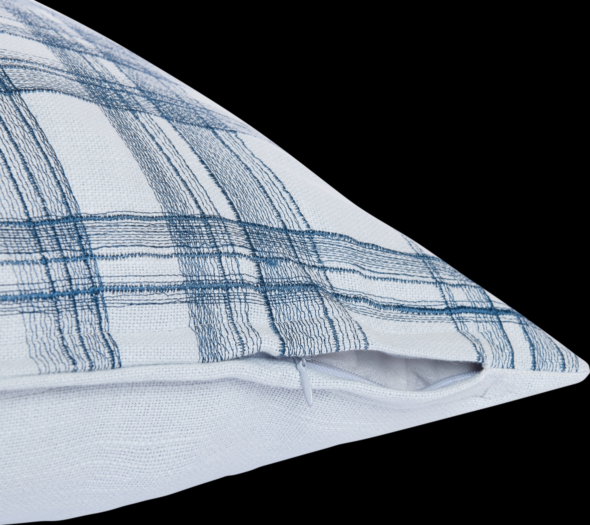 Stacy Garcia Freerose Blue Accent Pillow - Thumbnail - Image 3