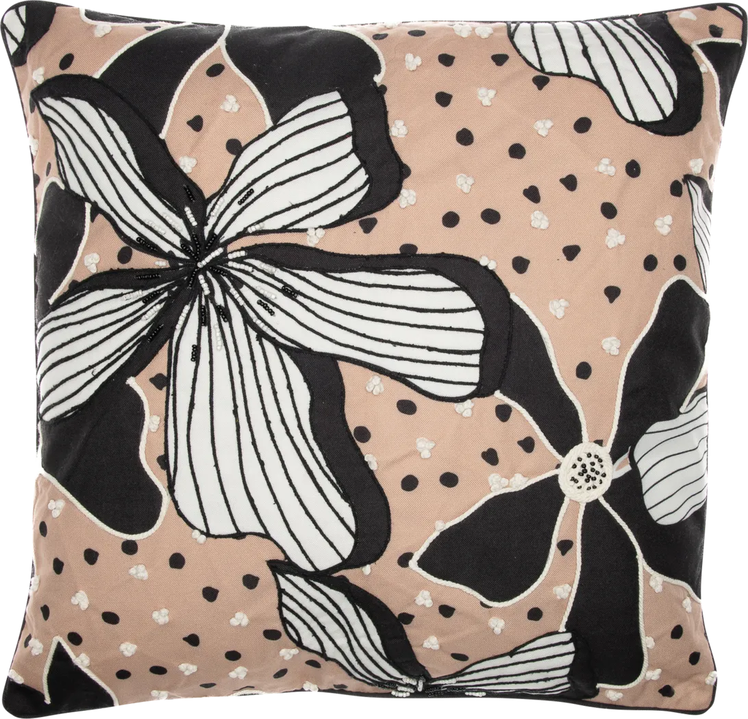 Stacy Garcia Keib Beige Accent Pillow - Thumbnail - Image 1