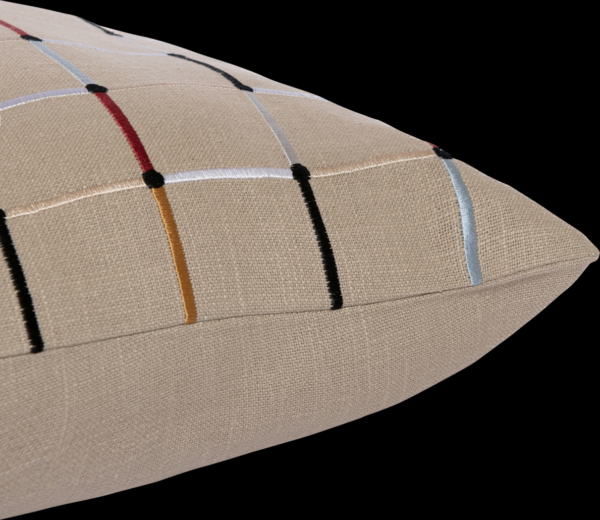 Stacy Garcia Neks Beige Accent Pillow - Thumbnail - Image 4