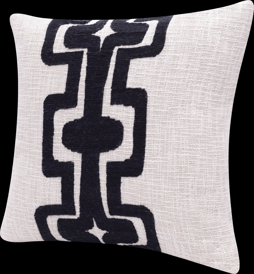 Stacy Garcia Sleo Black/Ivory Accent Pillow - Thumbnail - Image 3