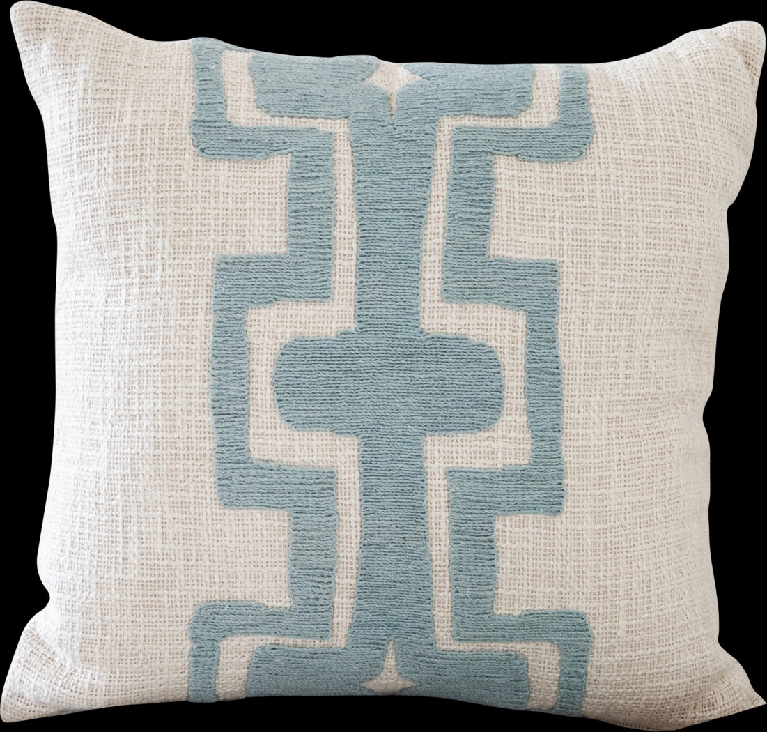 Stacy Garcia Sleo Blue/Ivory Accent Pillow - Thumbnail - Image 2