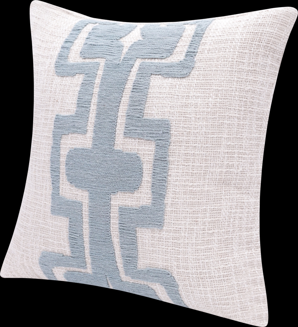 Stacy Garcia Sleo Blue/Ivory Accent Pillow - Thumbnail - Image 3