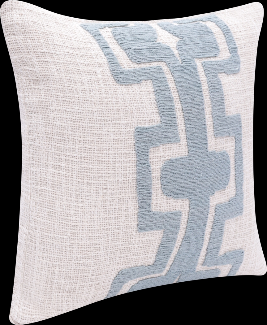 Stacy Garcia Sleo Blue/Ivory Accent Pillow - Thumbnail - Image 4