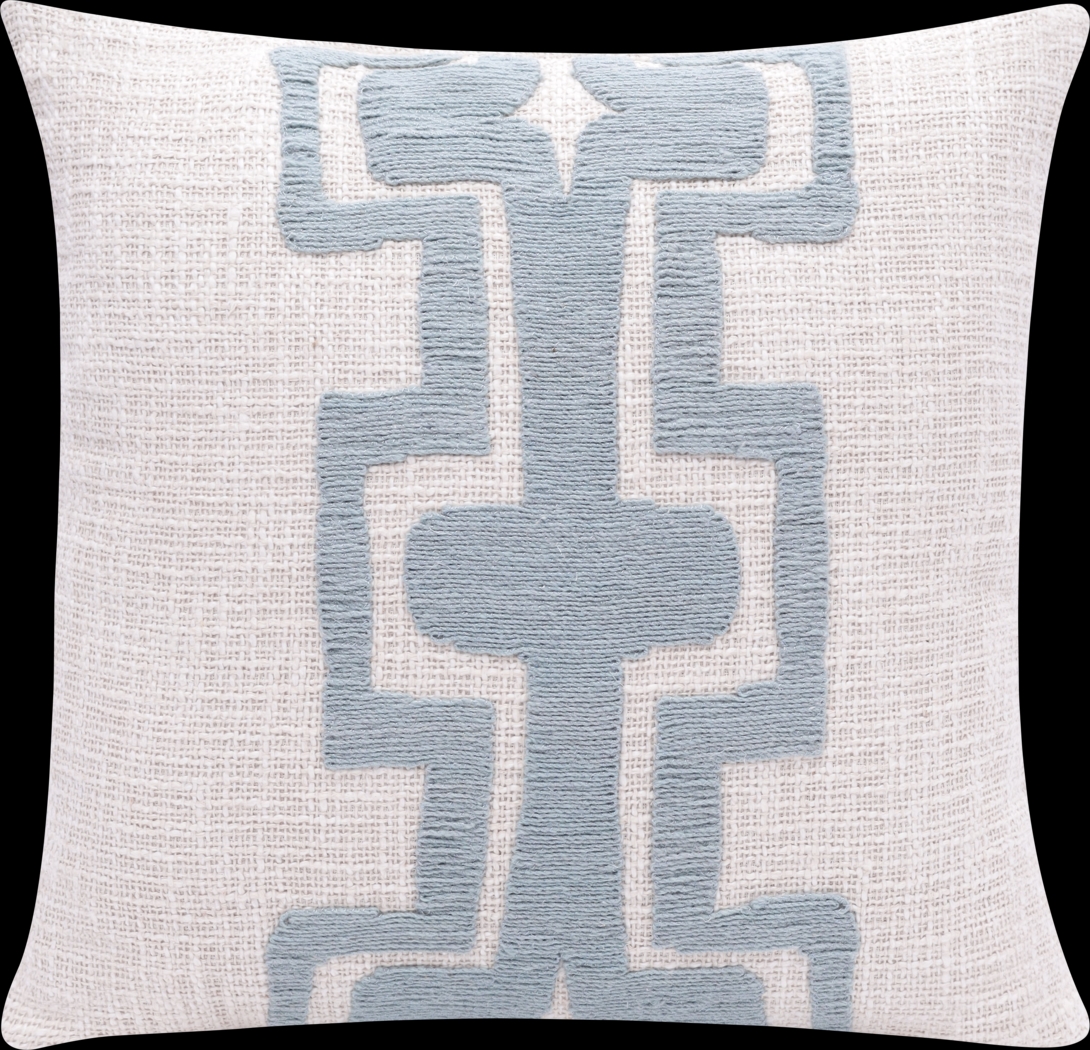 Stacy Garcia Sleo Blue/Ivory Accent Pillow - Thumbnail - Image 1