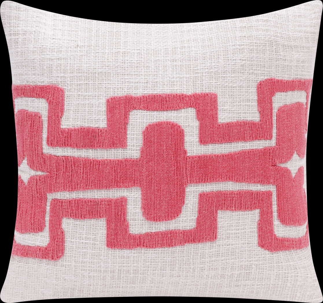 Stacy Garcia Sleo Pink/Ivory Accent Pillow - Thumbnail - Image 1