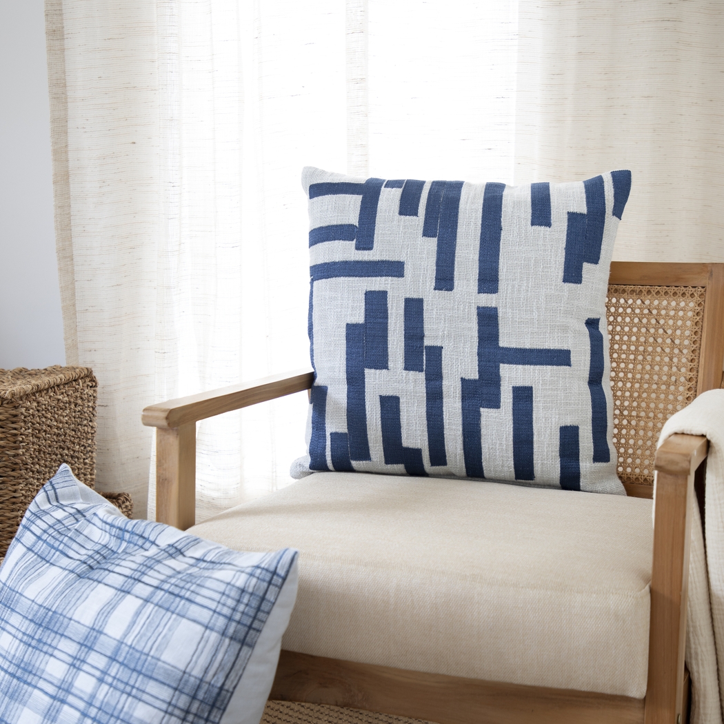 Stacy Garcia Slims Blue Accent Pillow - Thumbnail - Image 2