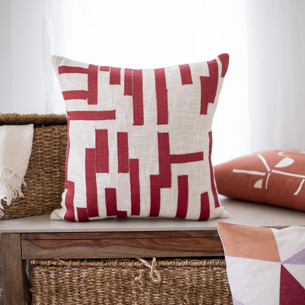 Stacy Garcia Slims Red Accent Pillow - Thumbnail - Image 2