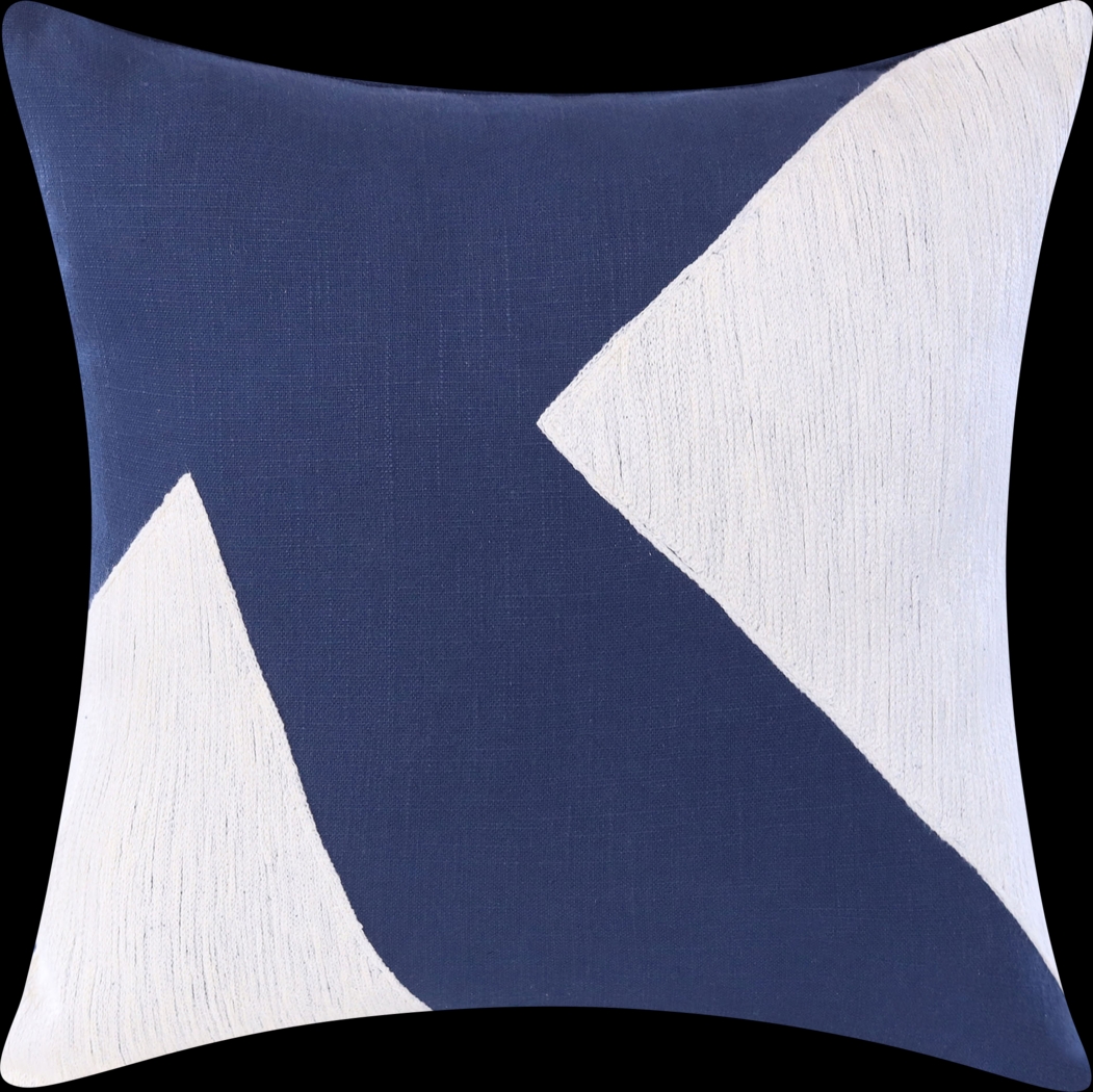 Stacy Garcia Upos Navy Accent Pillow - Thumbnail - Image 1