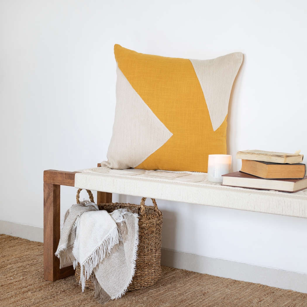 Stacy Garcia Upos Yellow Accent Pillow - Thumbnail - Image 2