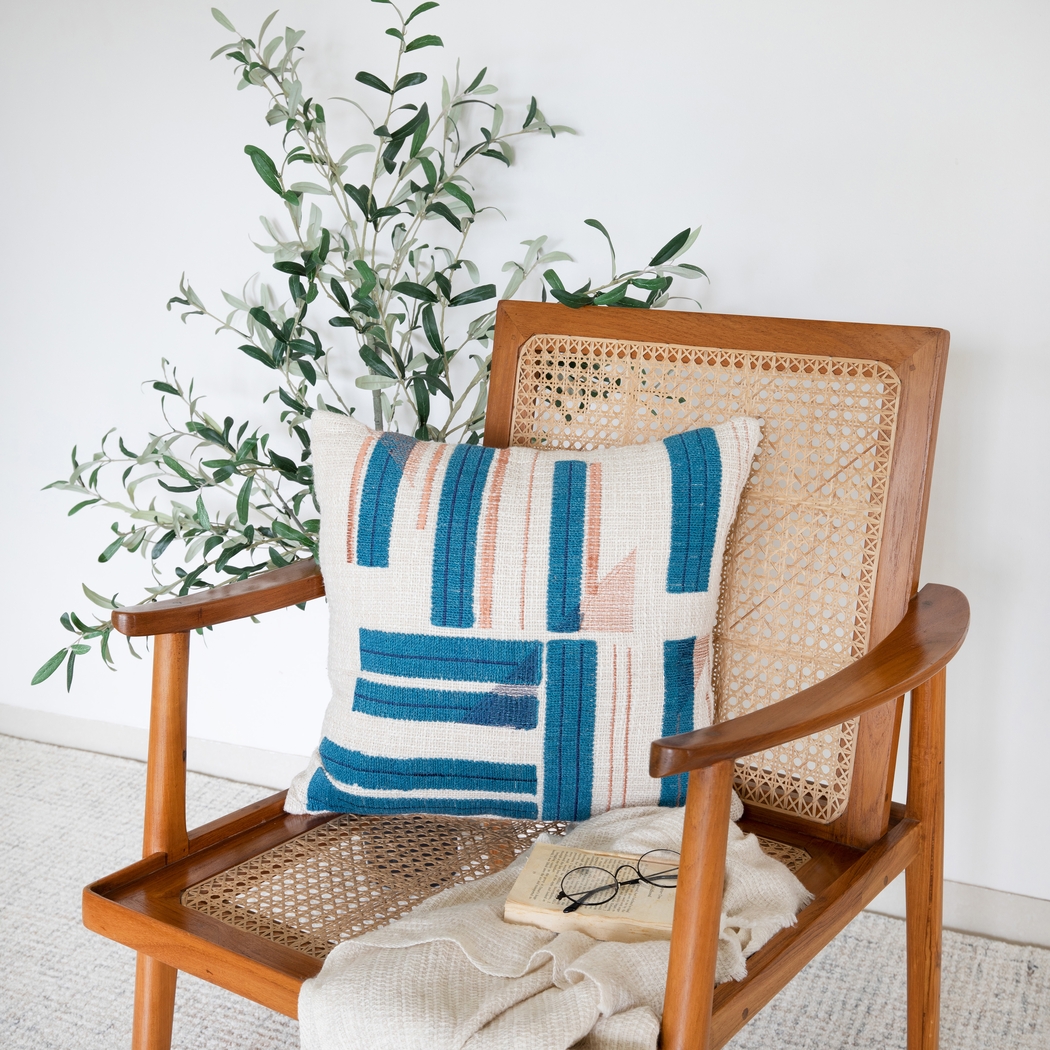 Stacy Garcia Vluad Teal Accent Pillow - Thumbnail - Image 2