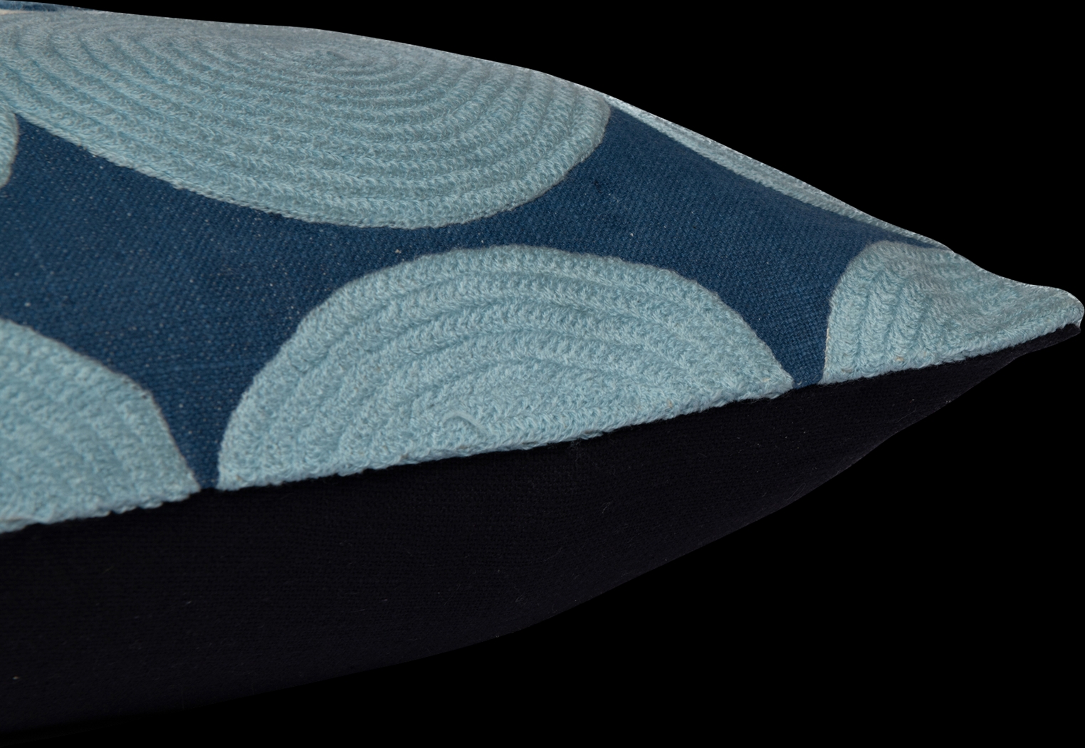 Stacy Garcia Vota Blue/Ivory Accent Pillow - Thumbnail - Image 4