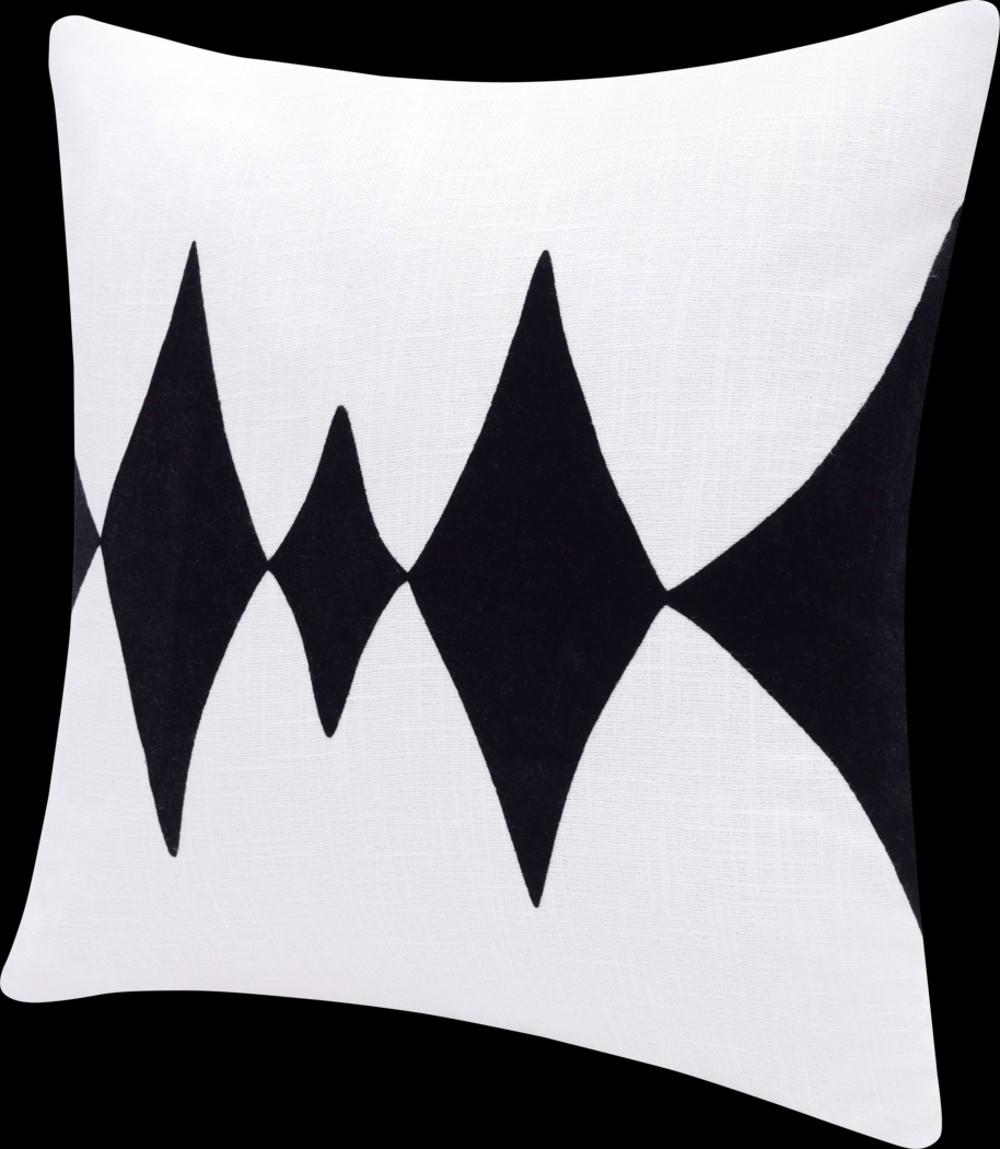 Stacy Garcia Vril Black/White Accent Pillow - Thumbnail - Image 3