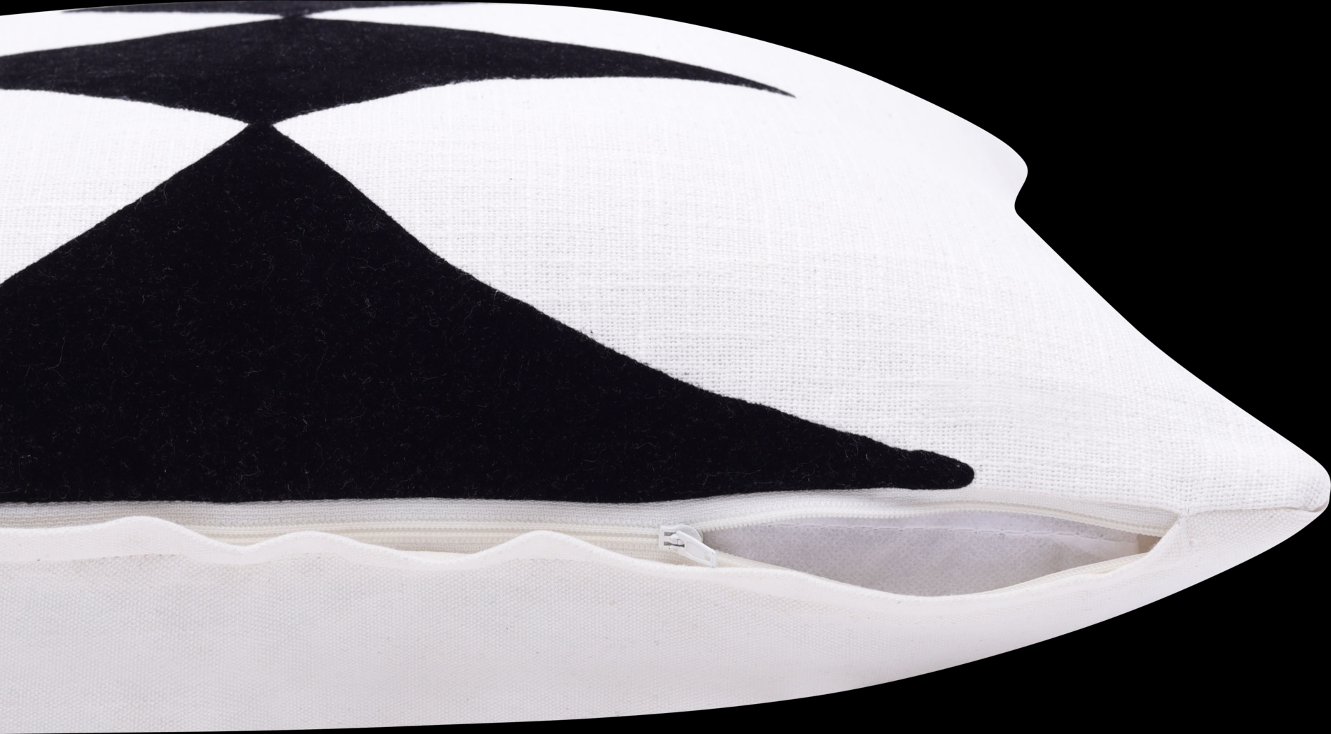 Stacy Garcia Vril Black/White Accent Pillow - Thumbnail - Image 5