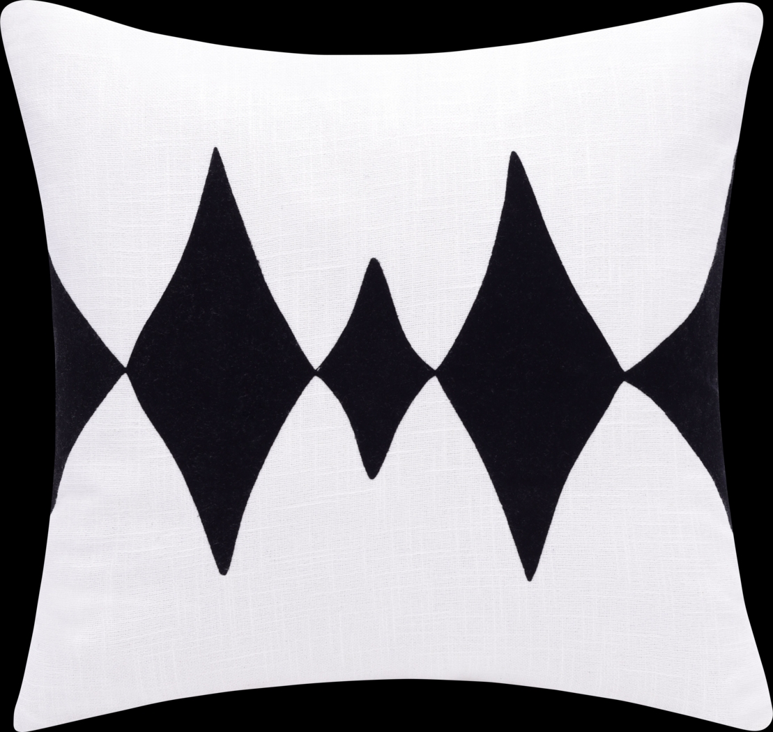 Stacy Garcia Vril Black/White Accent Pillow - Thumbnail - Image 1
