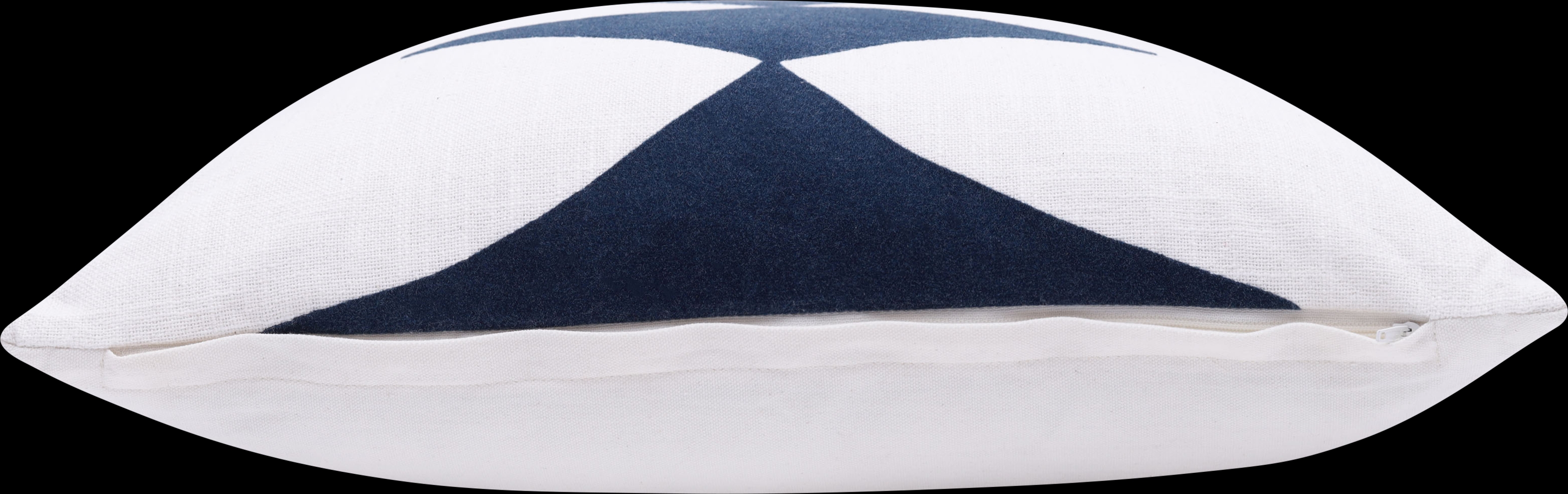 Stacy Garcia Vril Dark Blue/White Accent Pillow - Thumbnail - Image 6