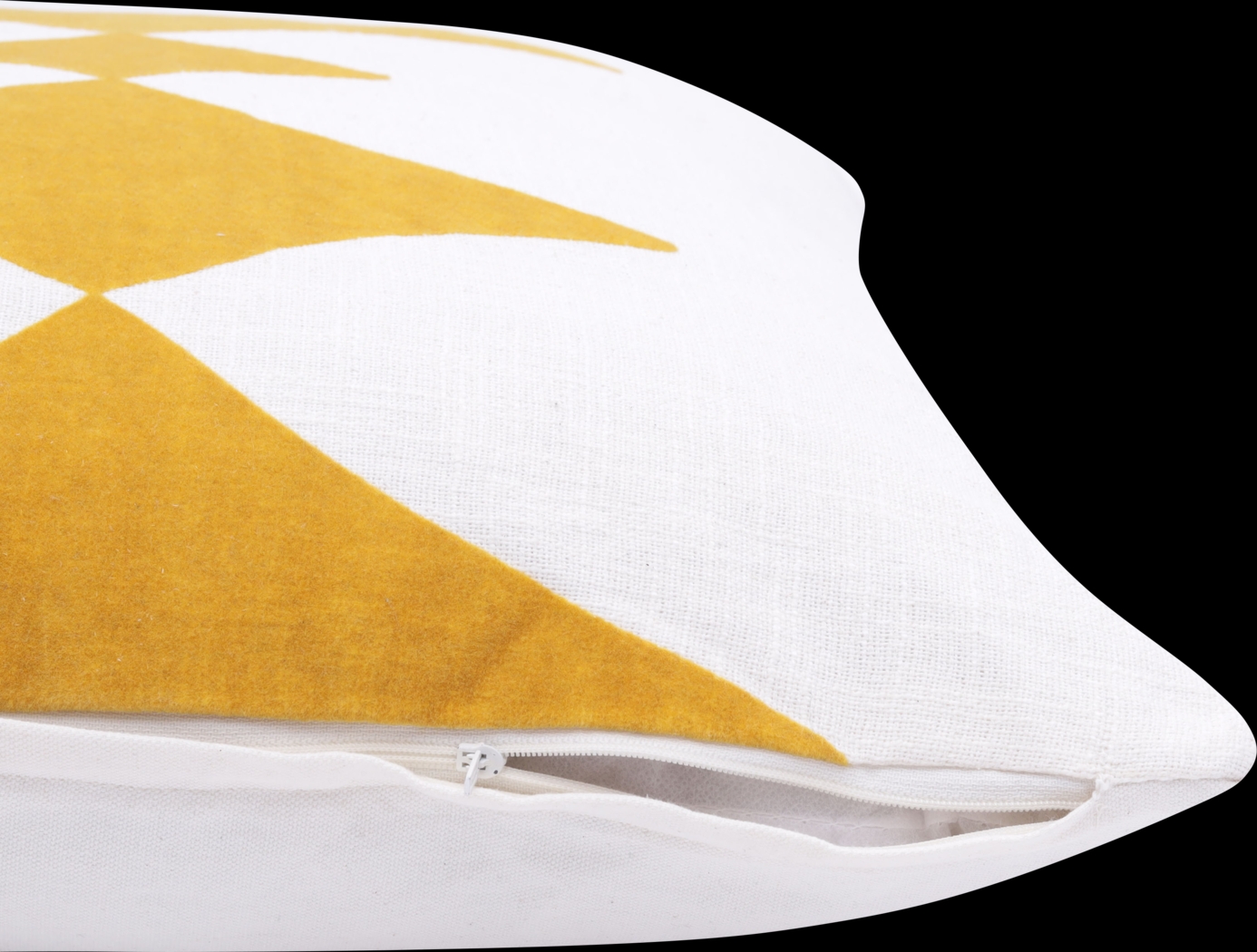 Stacy Garcia Vril Yellow/White Accent Pillow - Thumbnail - Image 5