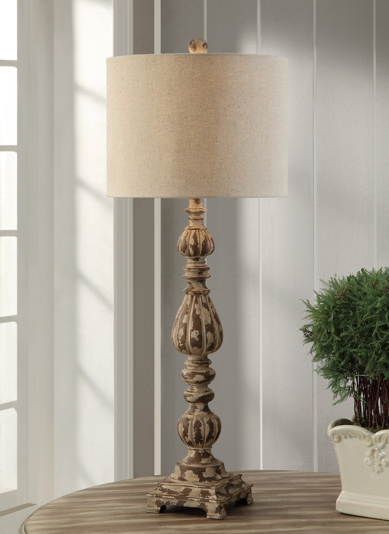 Stafford Park Beige Set of 2 Lamps - Thumbnail - Image 2