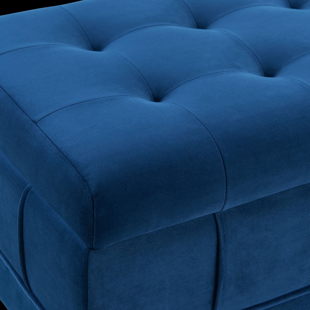 Staffordshire Navy Storage Ottoman - Thumbnail - Image 6