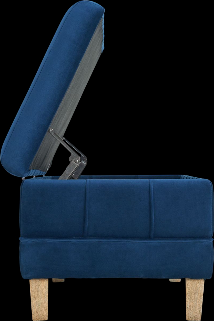 Staffordshire Navy Storage Ottoman - Thumbnail - Image 8