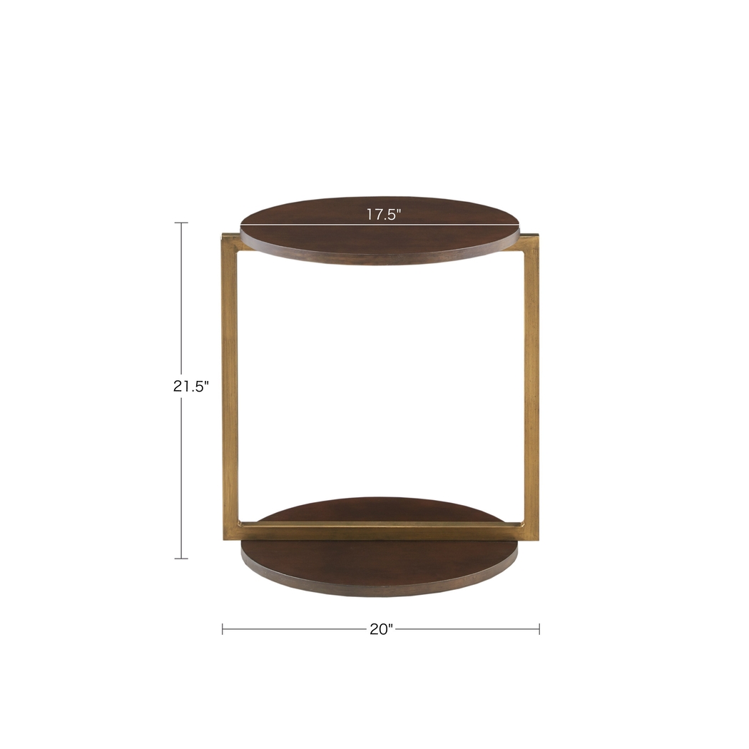 Staghill Brown Accent Table - Thumbnail - Image 6