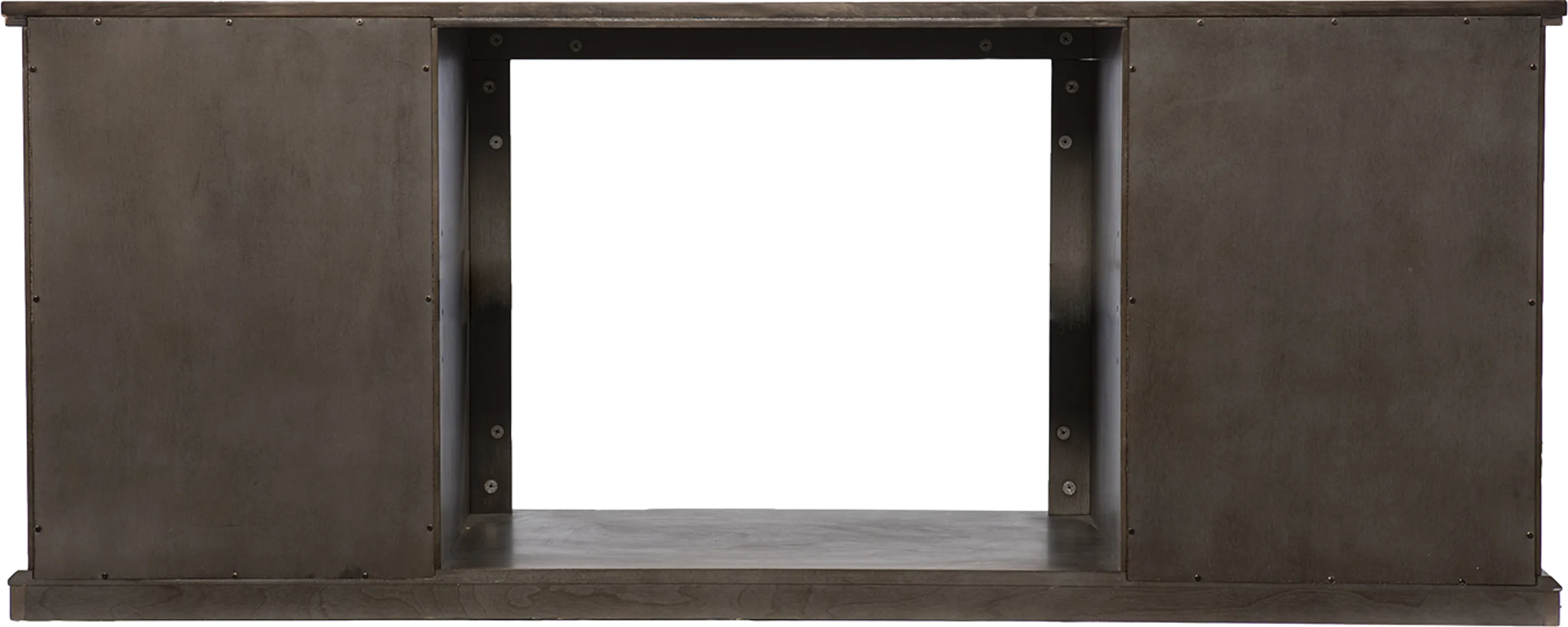 Stagwood III Brown 60 in. Console With Smart Electric Fireplace - Thumbnail - Image 4