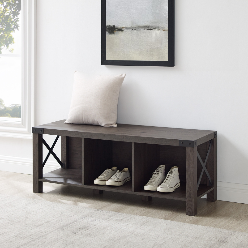 Stainsby Brown Accent Bench - Thumbnail - Image 4