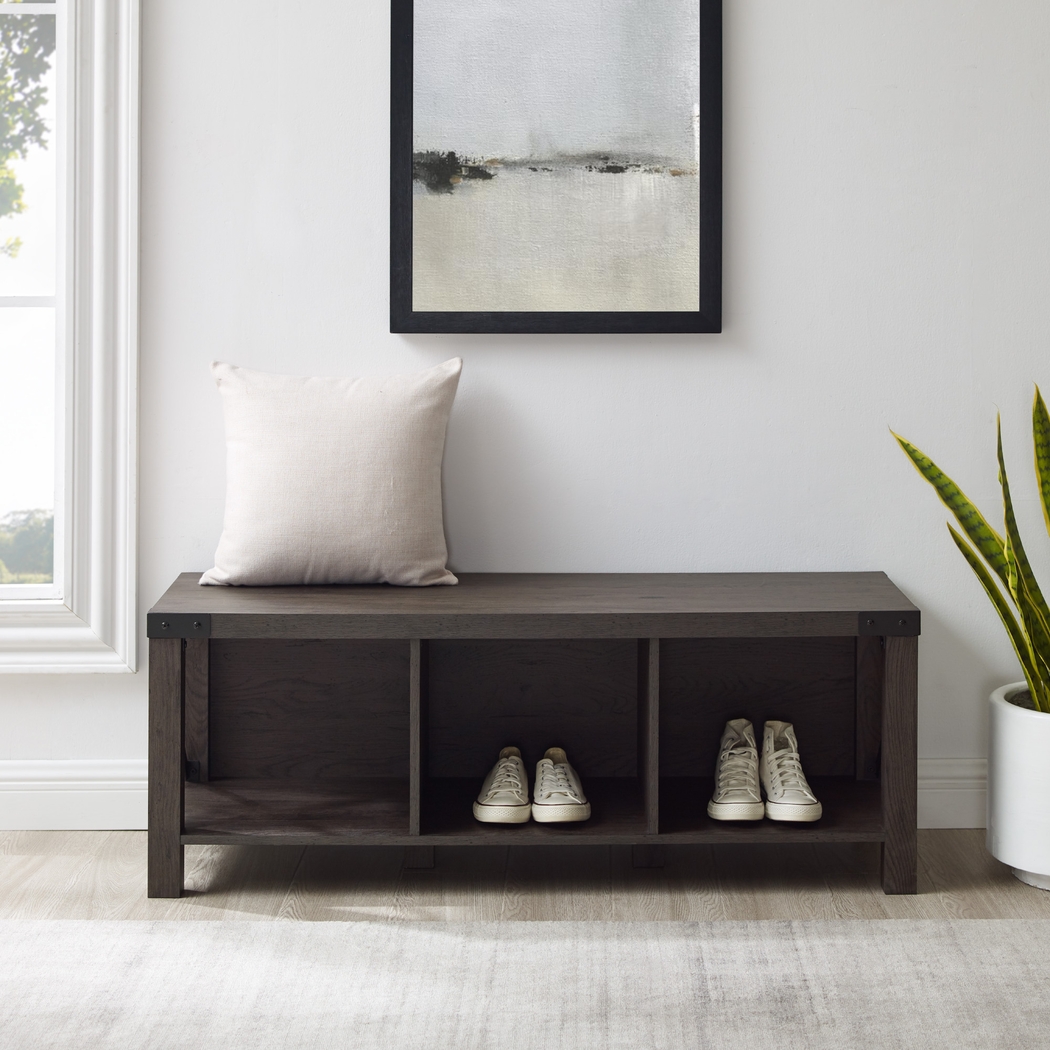 Stainsby Brown Accent Bench - Thumbnail - Image 5