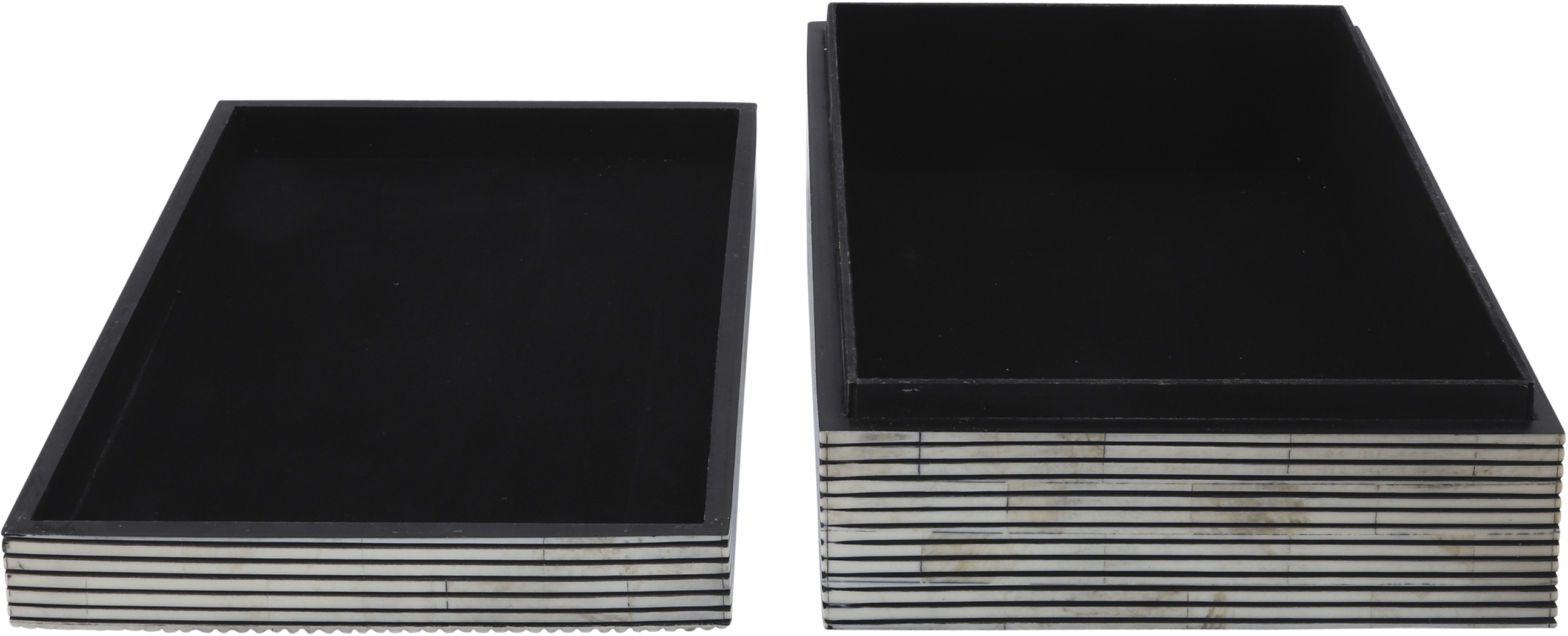 Stakely Black Decorative Box, Set of 2 - Thumbnail - Image 5