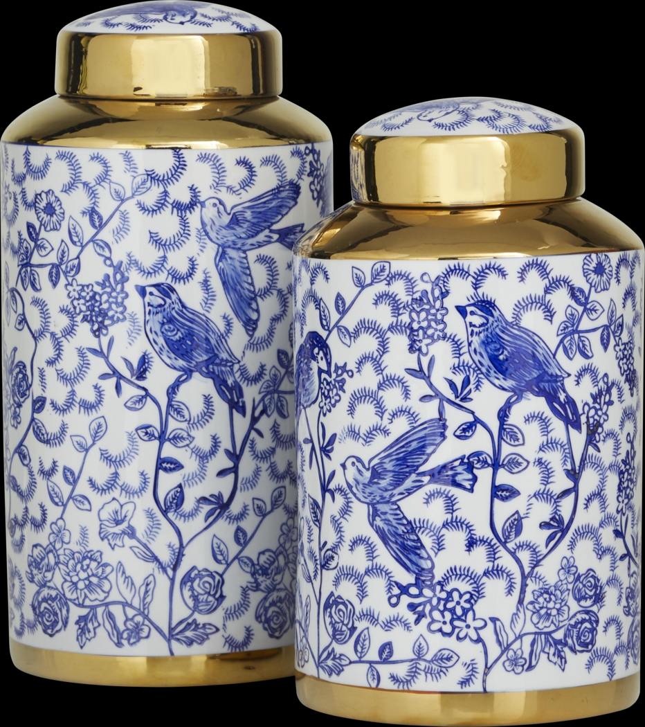 Stalto Blue Jar, Set of 2 - Thumbnail - Image 4