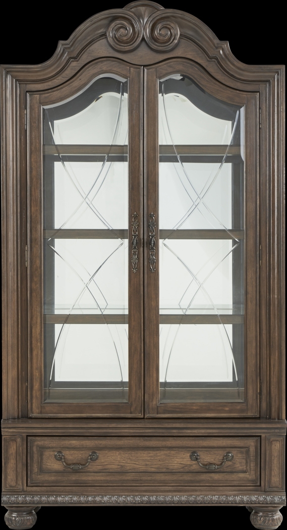 Stalton Estate Brown 2 Pc Curio - Thumbnail - Image 1