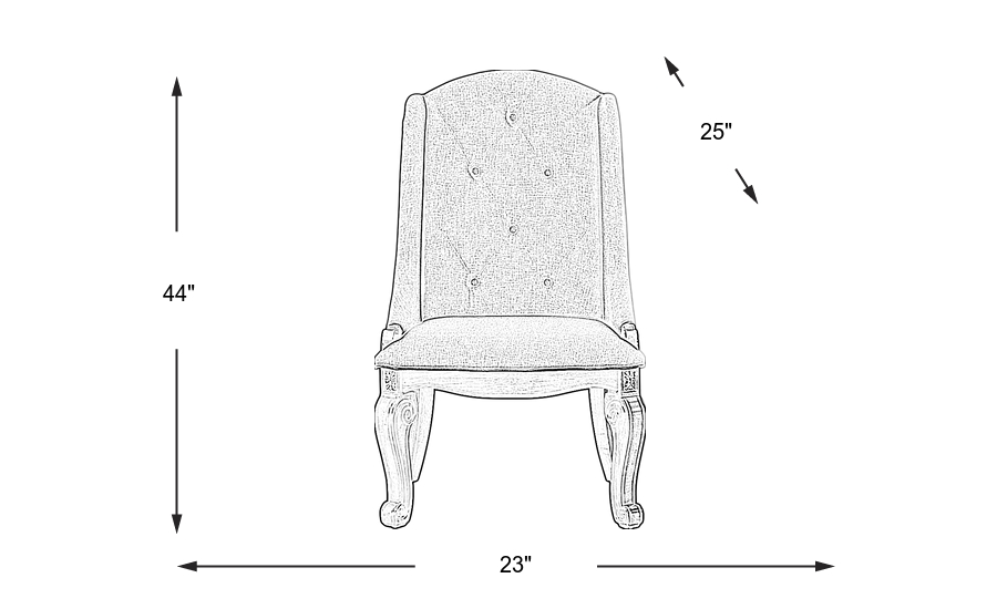 Dimension Image. Please refer to the Dimension Tab on this page for dimension details.