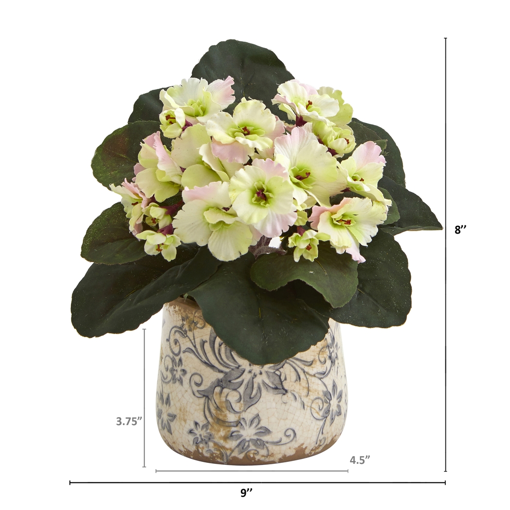 Stambaugh Multi Floral Arrangement with Vase, Set of 2 - Thumbnail - Image 7