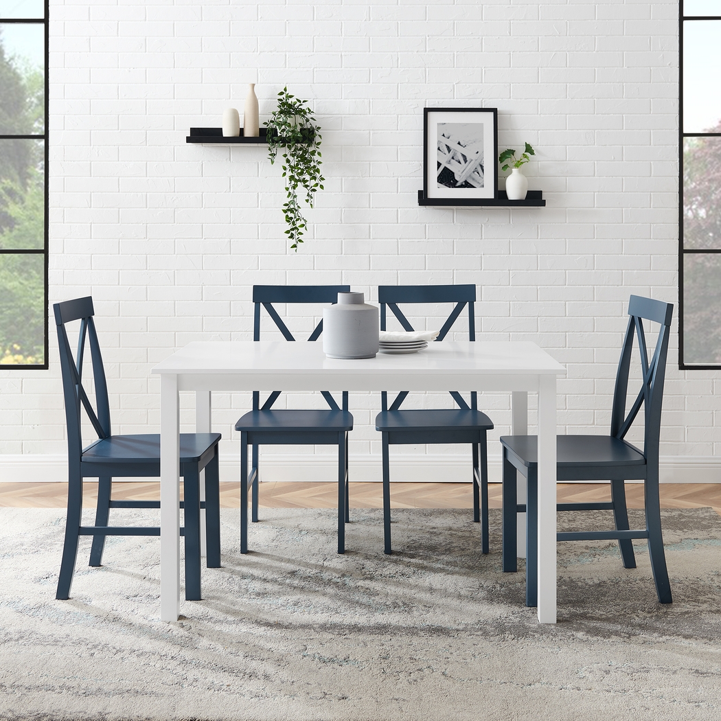 Stambridge White 5 pc Dining Set - Thumbnail - Image 3