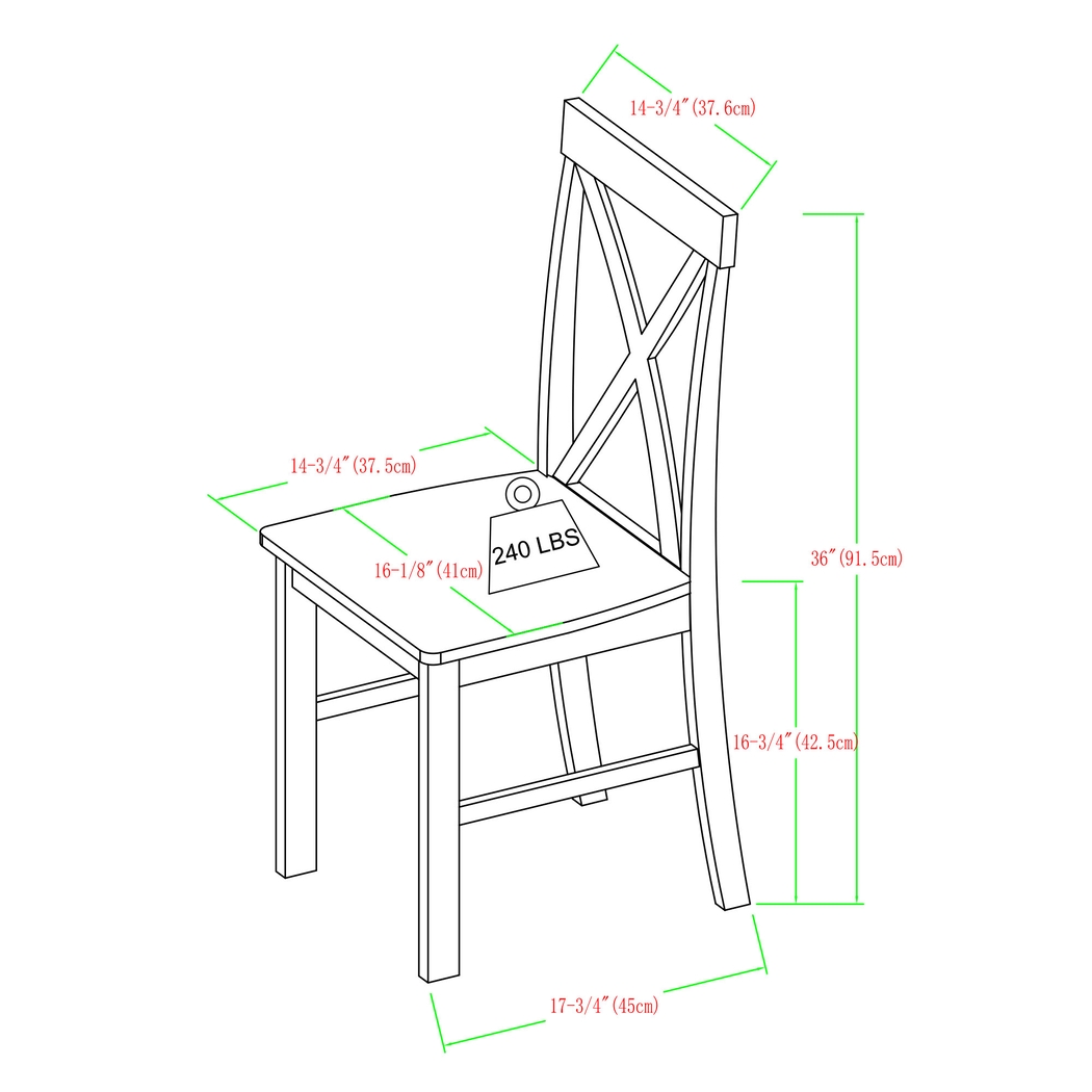 Stambridge White 5 pc Dining Set - Thumbnail - Image 7